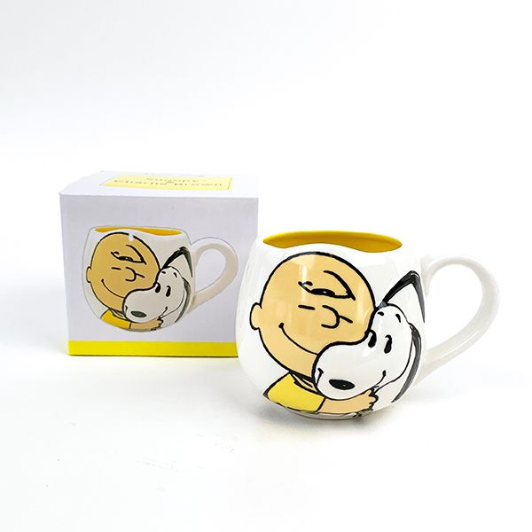 Peanuts スヌーピー Snoopy Face Mug スヌーピー チャーリー 茶色 マッグ コップ 食器 勝手 黄 Foxunivers Com