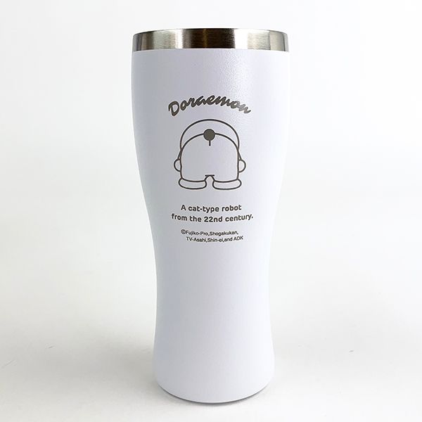楽天市場 ドラえもん おしり ステンレスビアタンブラー Wh マグ 水筒 ステンレスマグ ステンレスボトル ランチ 白 キャラグッズ Perfect World Tokyo