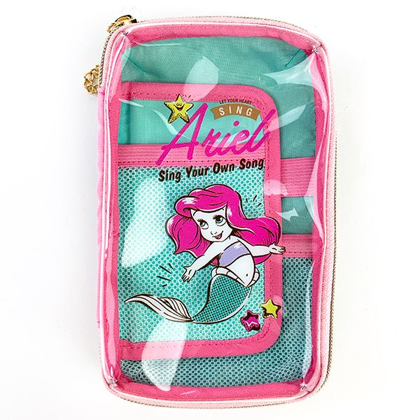楽天市場 ディズニー アリエル ガジェットポーチ アリエル 小物入れ 小物ケース Disney プリンセス 収納 ピンク Mcor キャラグッズ Perfect World Tokyo