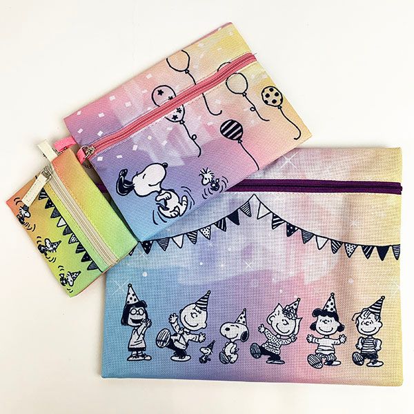 楽天市場 Snoopy スヌーピー 3連ポーチ パーティ グッズ L210 270ｍｍ