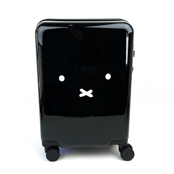 ミッフィー miffy スーツケース キャリーケース 53L フェイスブラック☆★|キャラグッズ PERFECT WORLD TOKYO