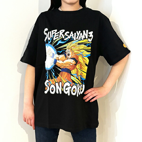 楽天市場】ドラゴンボール 超元気玉 Tシャツ(ブラック) 悟空 3Lサイズ