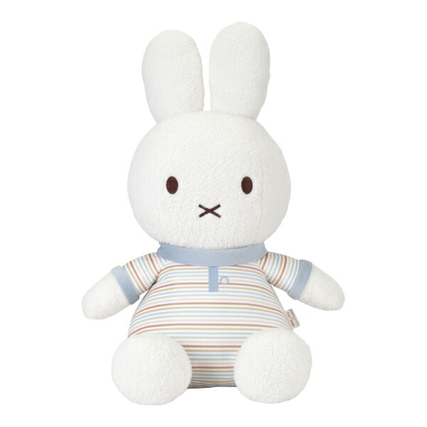 ミッフィー miffy × Little Dutch ヴィンテージサニーストライプ ぬいぐるみ(60cm) ギフト 送料込み|キャラグッズ PERFECT WORLD TOKYO