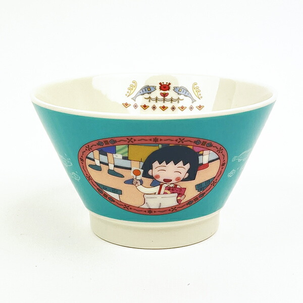 ちびまる子ちゃん 茶碗(グリーン) 食器 日本製画像
