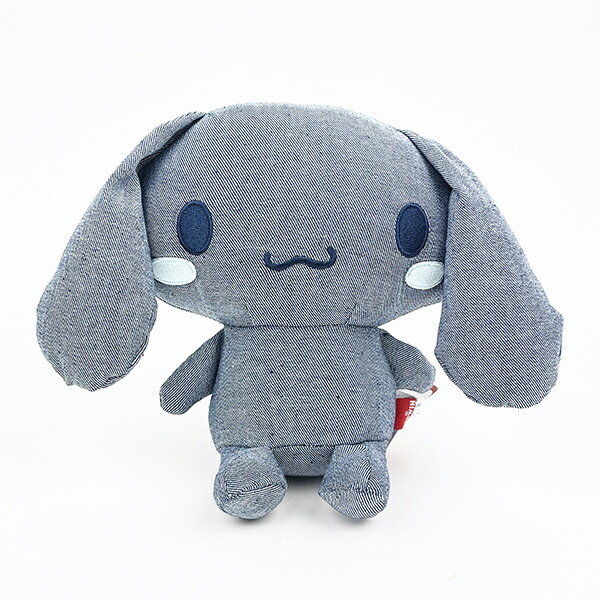 サンリオ シナモロール EDWIN ぬいぐるみ S インテリア デニム コラボ 送料込み