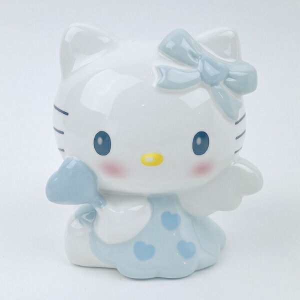 楽天市場】サンリオ ハローキティ エンジェル 貯金箱(ブルー) Sanrio