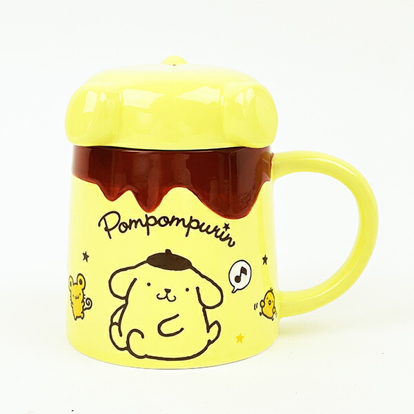 ポムポムプリン おしりのフタ付きマグカップ