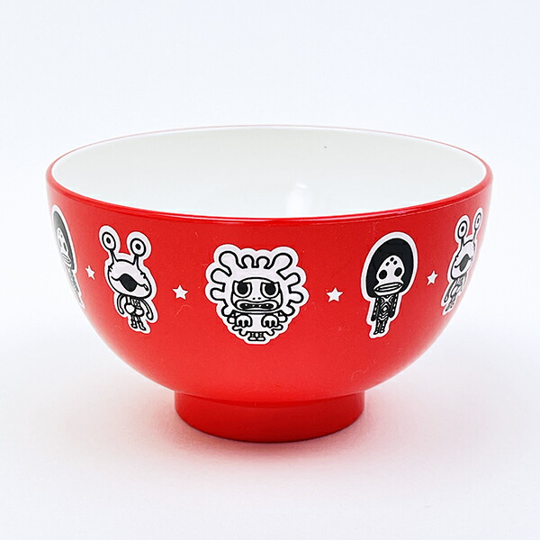 ウルトラマン かいじゅうステップワンダバダ 塗汁椀(M) キッズ レッド 食器 日本製画像