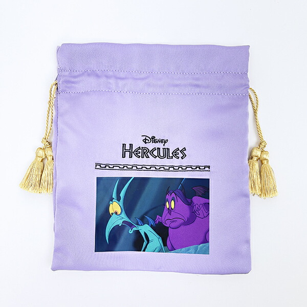 ディズニー ヘラクレス ペイン＆パニック グラフィック巾着 ACCOMMODE アコモデ Disney画像