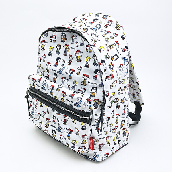 スヌーピー リュック バックパック バッグ ホワイト SNOOPY 送料込み