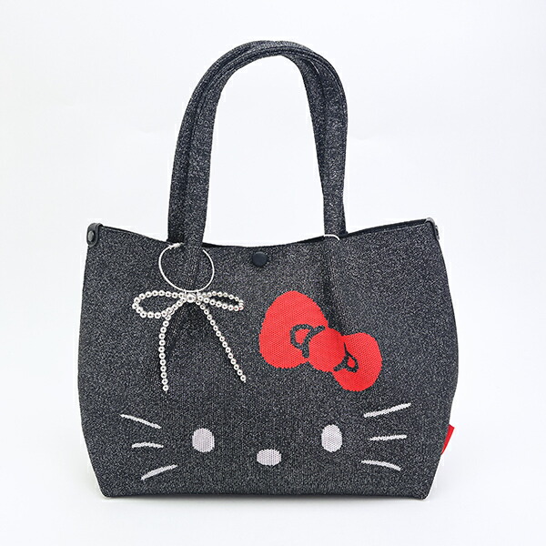 サンリオ 月暈キティ トートバッグ 黒いこと Sanrio 貨物輸送込み