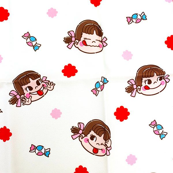 発売モデル ペコちゃん ワイド ランチクロス 百面相 ランチ ランチマット 学校 オフィス インテリア 抗菌 Qdtek Vn