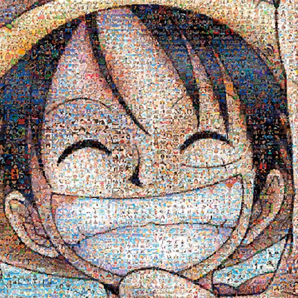 楽天市場 ルフィ ワンピース モザイクアート ジグソーパズル 1000ピース One Piece ワンピース キャラグッズ Perfect World Tokyo