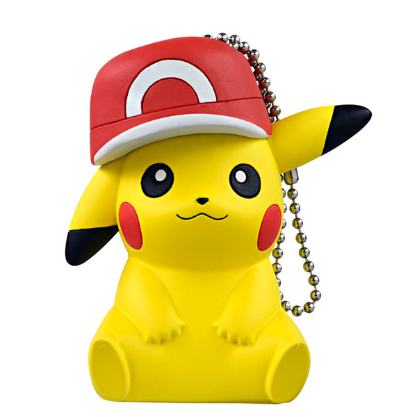 Hat Ver Of Pokemon Ultra Sun Palm Pikachu Mini Key Ring Satoshi Pocket Monster Toy Attention Animation Goods