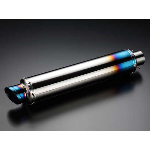 ビームス 汎用サイレンサー φ100×450mm（スラッシュテール） 汎用 サイレンサー チタン焼き有り 差込径 φ50.8 U101-02-002