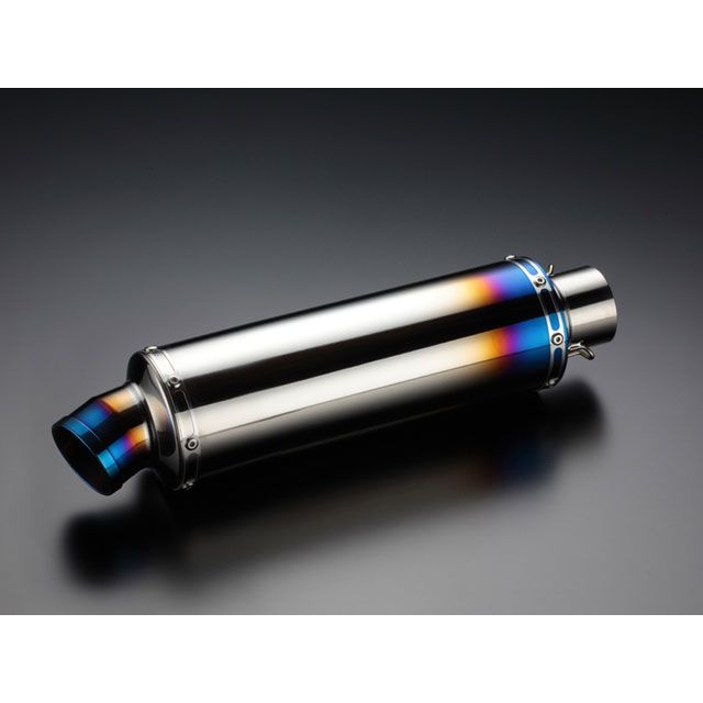 ビームス 汎用サイレンサー φ100×300mm（GPテール） 汎用 サイレンサー チタン焼き有り 差込径 φ50.8 U201-01-002