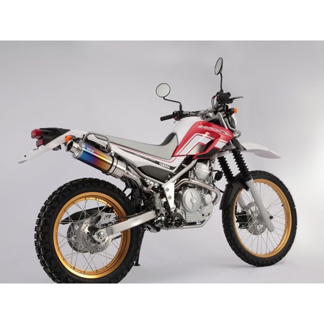 ビームス SS300 アップタイプ フルエキゾーストマフラー SEROW250 Fi サイレンサー チタン B224-09-003