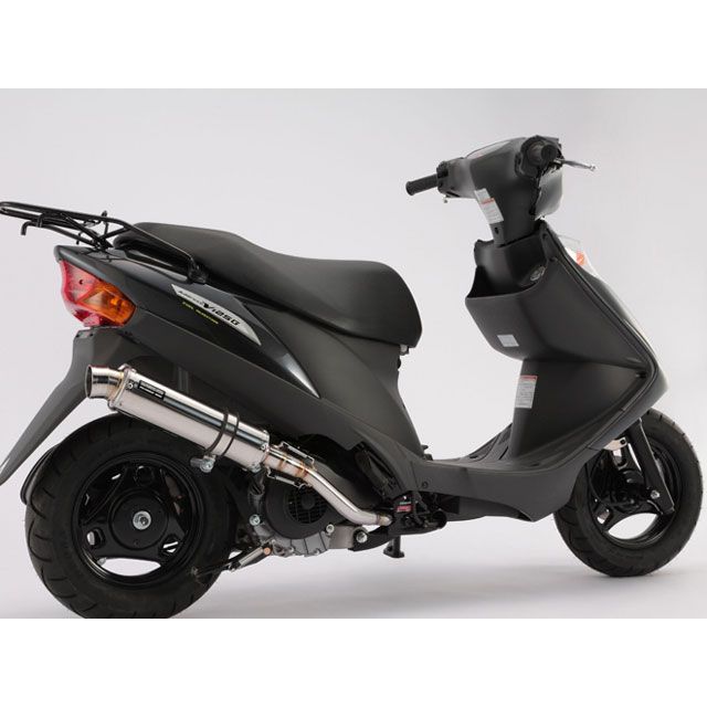 アドレスV125 ベリアル　トルネードマフラー BURIAL ベリアル GPトルネードマフラー カラー：ブラックカーボン