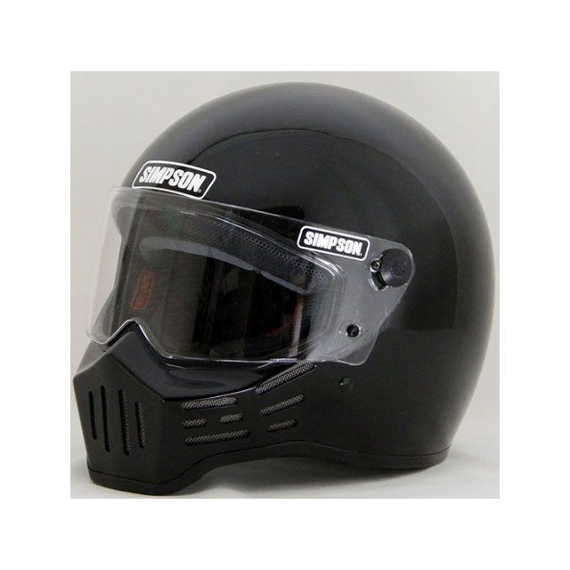 シンプソン MODEL30 ヘルメット カラー ブラック サイズ 58cm 3305115800｜モトメガネ 店
