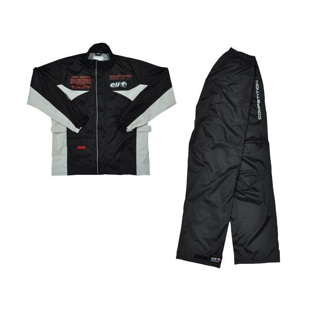 エルフ ライディングウェア ELR-3291 Rain Suit カラー ブラック サイズ LL ELR-3291|モトメガネ 店