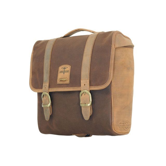 ロングライド ヘリテージ サドルバッグ・リッドフラップ 12.5L（ブラウン） CUS131WBRO