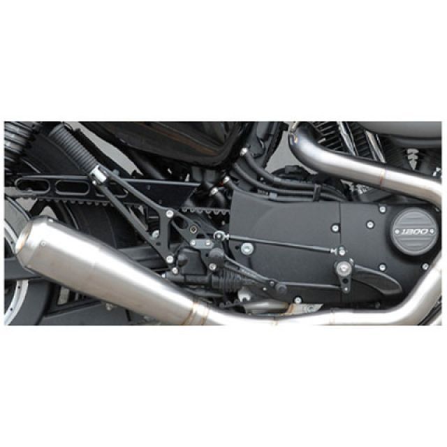 トランプ TB-057B バックステップキット（14年～スポーツスター） ブラック SPORTSTER TB-057B