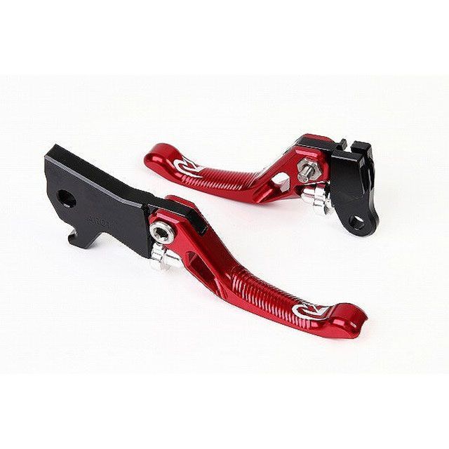 リデア 3Dショートノブアジャストブレーキレバー 左右セット(レッド) GROM MONKEY125 RI0000305|モトメガネ 店