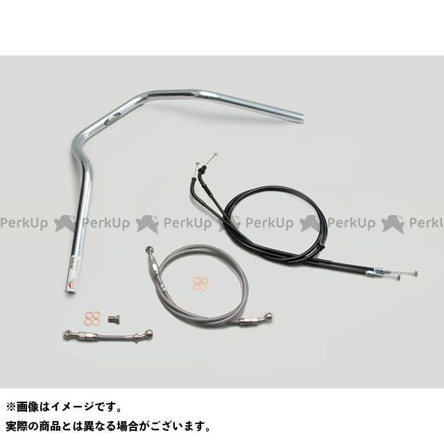 ハリケーン ナロー4型 ハンドルセット（クロームメッキ） CB1300SF（ABS車） H029-048C