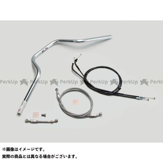 ハリケーン ヨーロピアン4型 ハンドルセット(クロームメッキ) CB1300SF(ABS車) H029-073C|モトメガネ 店