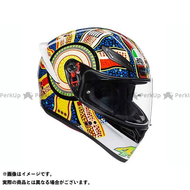 【楽天市場】【ポイント最大19倍】AGV フルフェイスヘルメット K1 005-DREAMTIME サイズ：M エージーブイ : パークアップバイク  楽天市場店