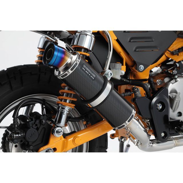 ビームス R-EVO フルエキゾーストマフラー カーボン 政府認証 モンキー125 G187-53-006