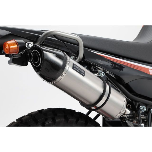 セロー250 BEAMS パワートレックマフラー&エキパイ BEAMS パワートレックマフラー & ZETA CX ハンドルバー