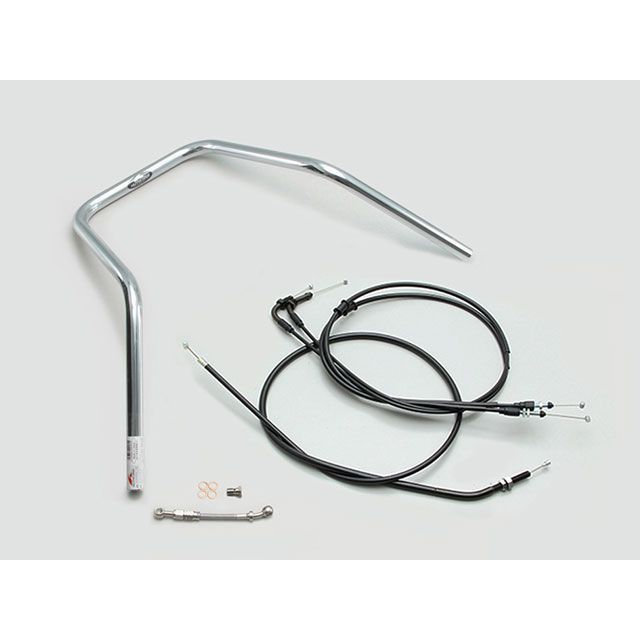 ハリケーン ウルトラナロー ハンドルセット（クロームメッキ） モンキー125ABS H034-086C