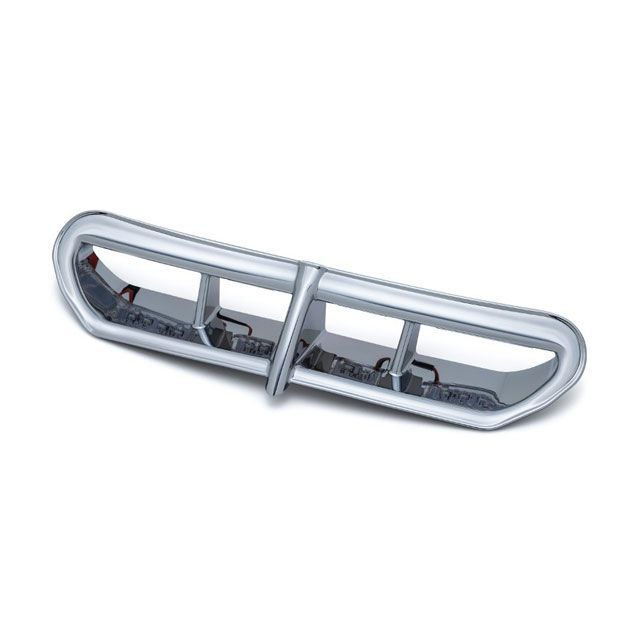 クリアキン LEDフェアリングベント アクセント クローム FLHT FLHX T14-KUR5053｜モトメガネ 店