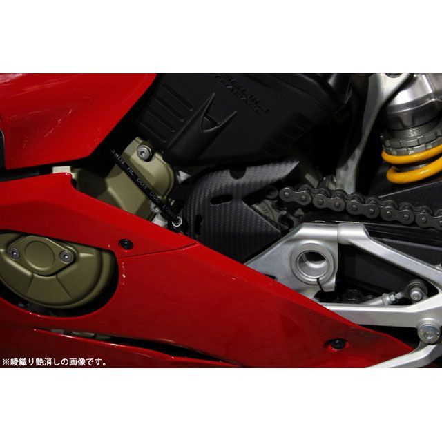 SPEEDRA フロントスプロケットカバー Panigale V4/S 仕様 平織艶あり CDU1204PG