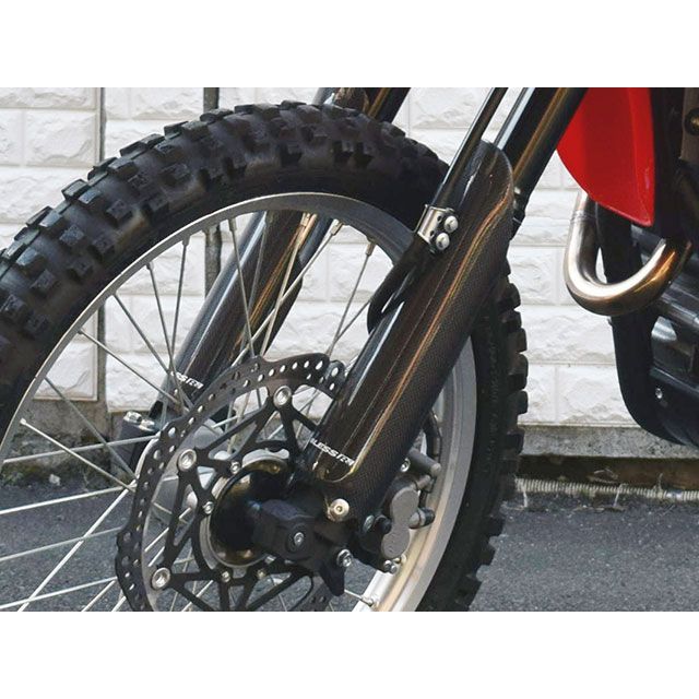 ブレスアールズ カーボン フロントフォークガードカバー CRF250L カラー クリア塗装品 HCL-01-006