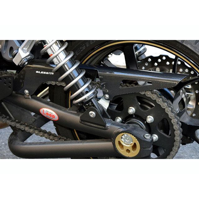ブレスアールズ カーボン チェーンガード ZRX1200DAEG カラー クリア塗装品 ZRX-01-006|モトメガネ 店
