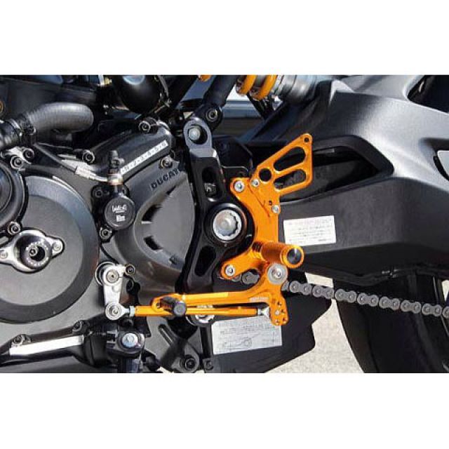 ベビーフェイス バックステップキット Monster1200R カラー ブラック 002-D023BK|モトメガネ 店