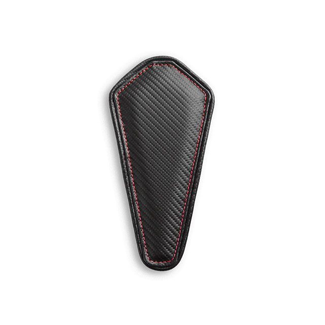 ルイモト タンクリーフ/Sport タンクプロテクター ZX-6R カラー CFブラック/レッドステッチ LM-L0500333｜モトメガネ 店