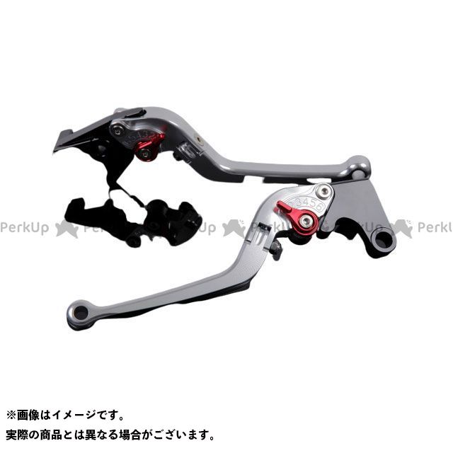 SPEEDRA アルミビレットアジャストレバーセット スタンダード可倒式（レバー本体：シルバー） S1000R S1000RR アジャスター レッド BM0401127-RD｜モトメガネ 店