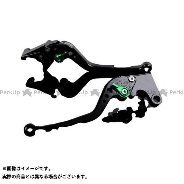 SPEEDRA アルミビレットアジャストレバーセット スタンダードロング（レバー本体：ブラック） S1000R S1000RR アジャスター グリーン BM0403654-GN