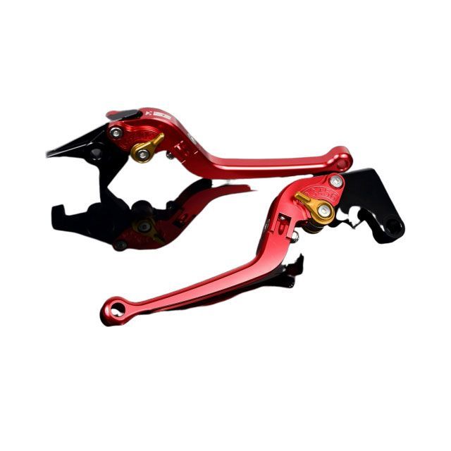 SPEEDRA アルミビレットアジャストレバーセット スタンダード可倒式（レバー本体：レッド） HYPERMOTARD 939 SP HYPERMOTARD 821 SP アジャスター ゴールド DU0407225-GD｜モトメガネ 店 9,550円