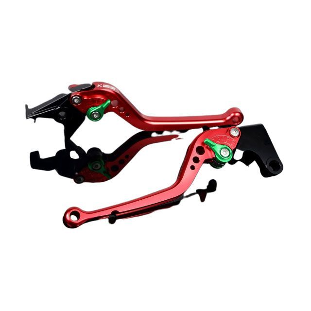 SPEEDRA アルミビレットアジャストレバーセット スタンダードロング（レバー本体：レッド） HYPERMOTARD 939 SP HYPERMOTARD 821 SP アジャスター グリーン DU0407232-GN｜モトメガネ 店 7,983円