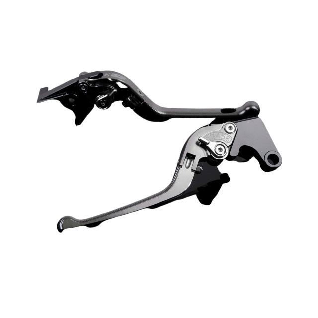 SPEEDRA アルミビレットアジャストレバーセット 3D可倒式（レバー本体：チタン） アジャスター シルバー HO0406260-SR