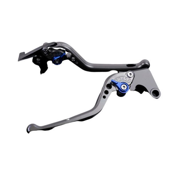 SPEEDRA アルミビレットアジャストレバーセット 3Dロング(レバー本体:チタン) CBR250RR アジャスター ブルー HO0407051-BE|モトメガネ 店