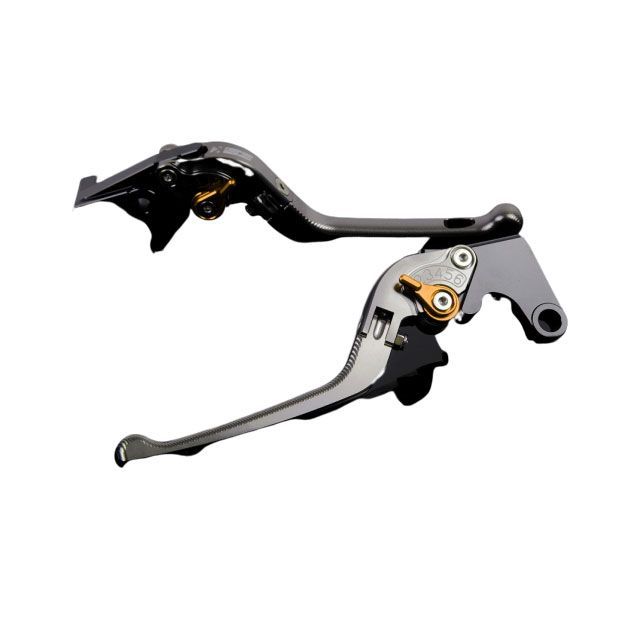 SPEEDRA アルミビレットアジャストレバーセット 3D可倒式(レバー本体:チタン) アジャスター ゴールド KA0406995-GD|モトメガネ 店