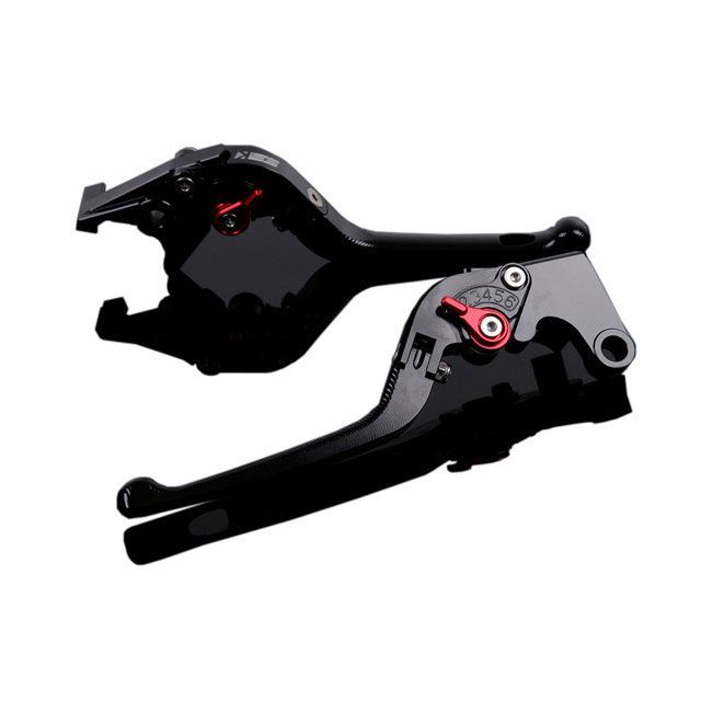 SPEEDRA アルミビレットアジャストレバーセット 3D可倒式（レバー本体：ブラック） アジャスター レッド SU0405121-RD