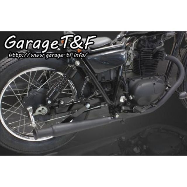 ガレージT&F トランペットマフラー スリップオンタイプ 250TR カラー ブラック ・250TRML02｜モトメガネ 店 18,620円