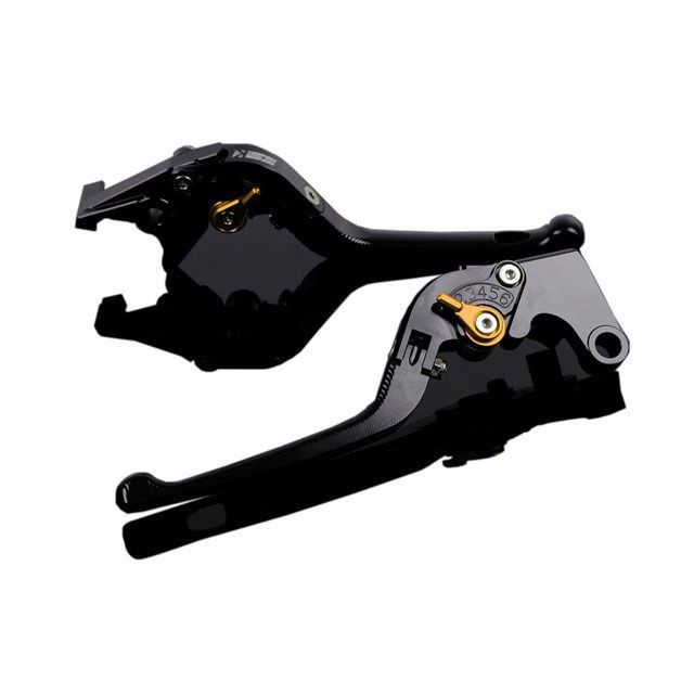 SPEEDRA アルミビレットアジャストレバーセット 3D可倒式（レバー本体：グリーン） FJR1300 XT1200Z アジャスター ゴールド YA0405204-GD
