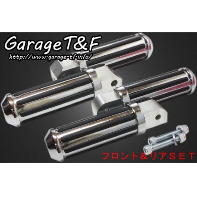 ガレージT&F レールフットペグ ドラッグスター1100 セット内容 フロント&リアセット ・DS1100FP08|モトメガネ 店